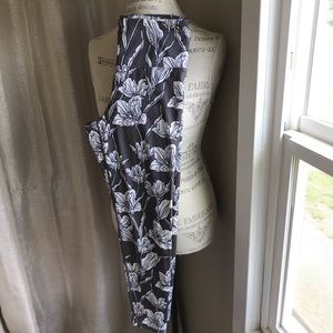 Capri floral leggings